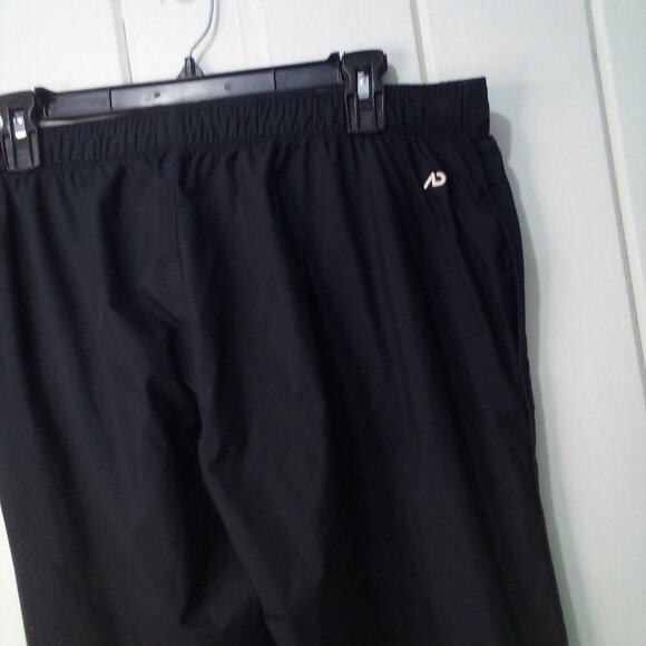 Nike Track Pants Men L Zipper Ankle Lined Active Athletic Black - Picture 15 of 16